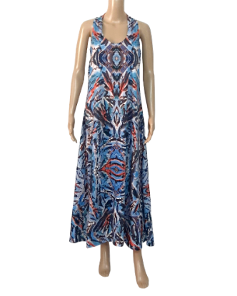 Picture of Taye Aqua Maxi Dress