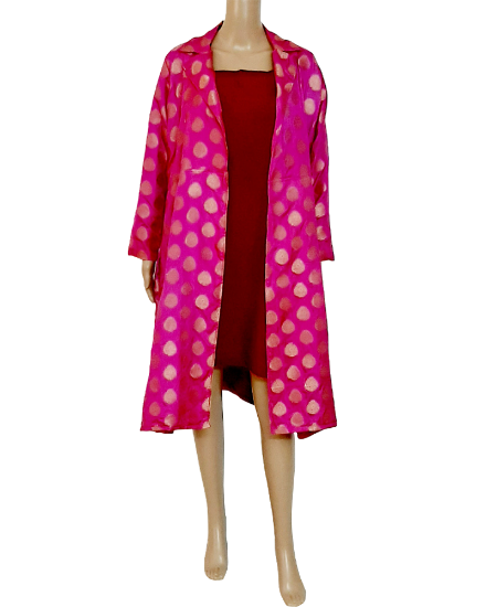 Picture of Mudita Dress and Long Drape Coat